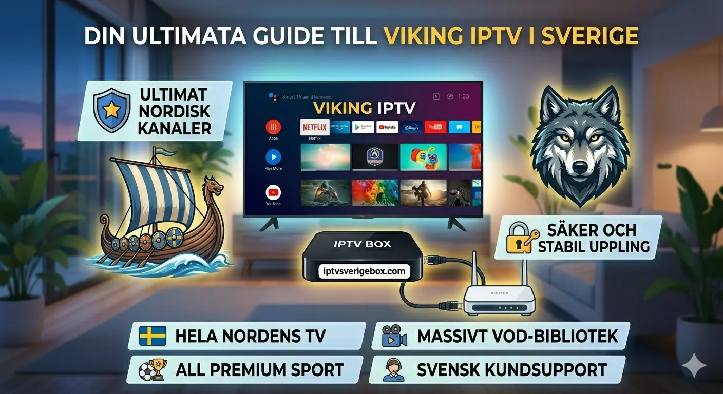 Viking IPTV: Den kompletta guiden till Nordens populäraste streamingtjänst